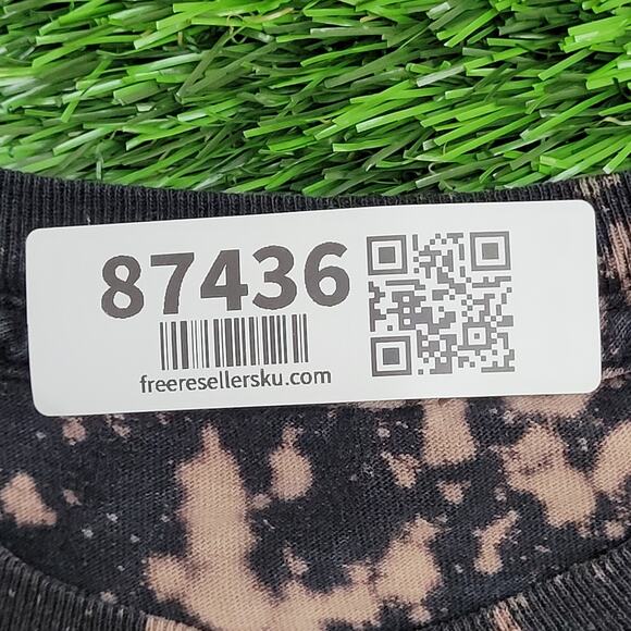 Kid Cudi Big-Face Portrait Shirt Medium 19x26 Bleached Black - Picture 4 of 12